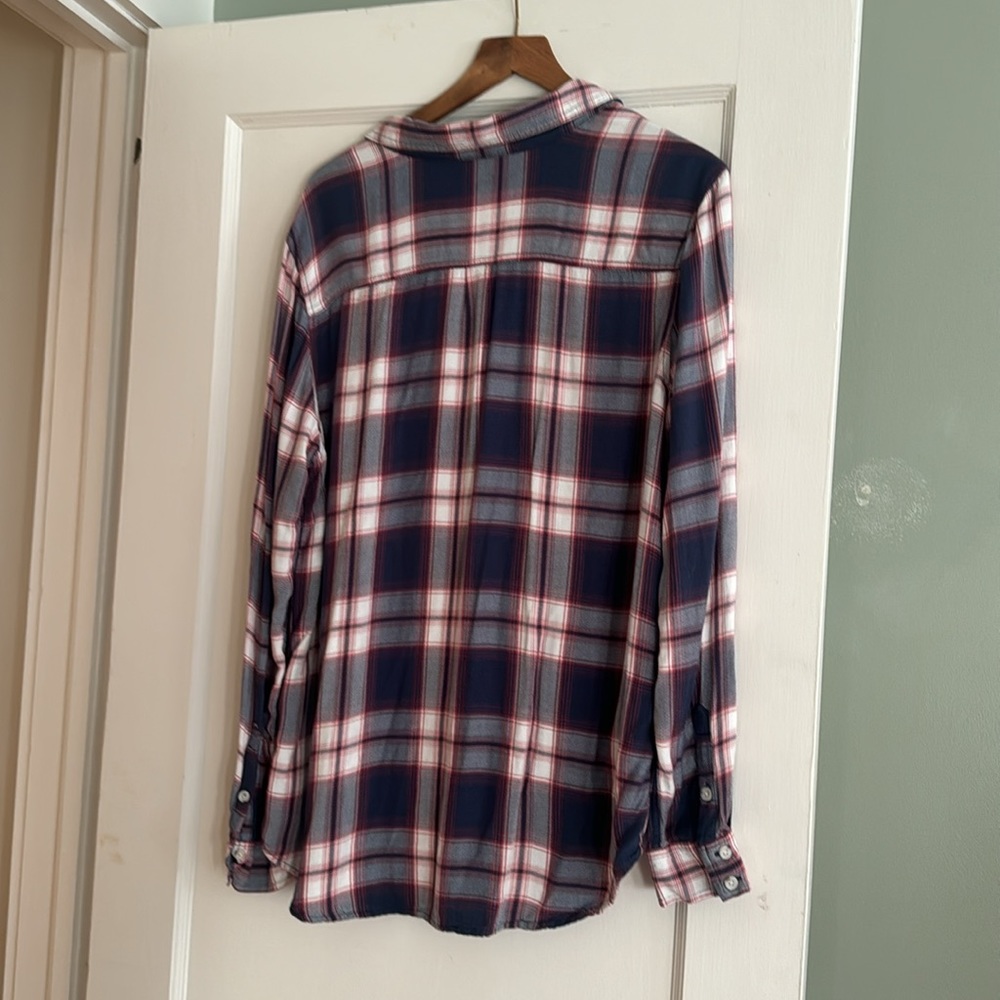 Button up flannel top - Picture 3 of 3